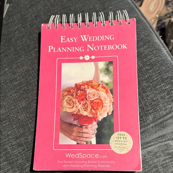 Pink Wedding Planning Notebook - Picture 1 of 6